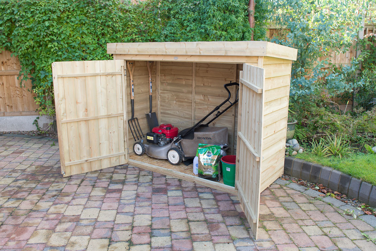 Photograph of Forest Garden Pent Pressure Treated Large Outdoor Store (Installed)