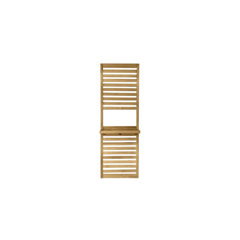 Photograph of Forest Garden Slatted Wall Planter with 1 Shelf 76mm x 1800mm x 600mm