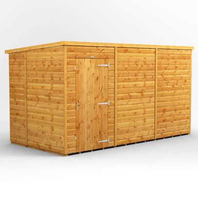 12x6 Power Pent Shiplap Dip Treated Windowless Shed product image