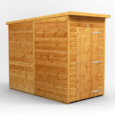 4x8 Power Pent Shiplap Dip Treated Windowless Shed