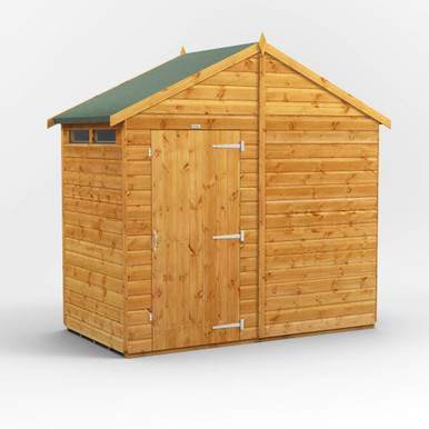 4x8 Power Apex Shiplap Dip Treated Security Shed