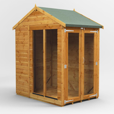 4x6 Power Apex Shiplap Dip Treated Summerhouse