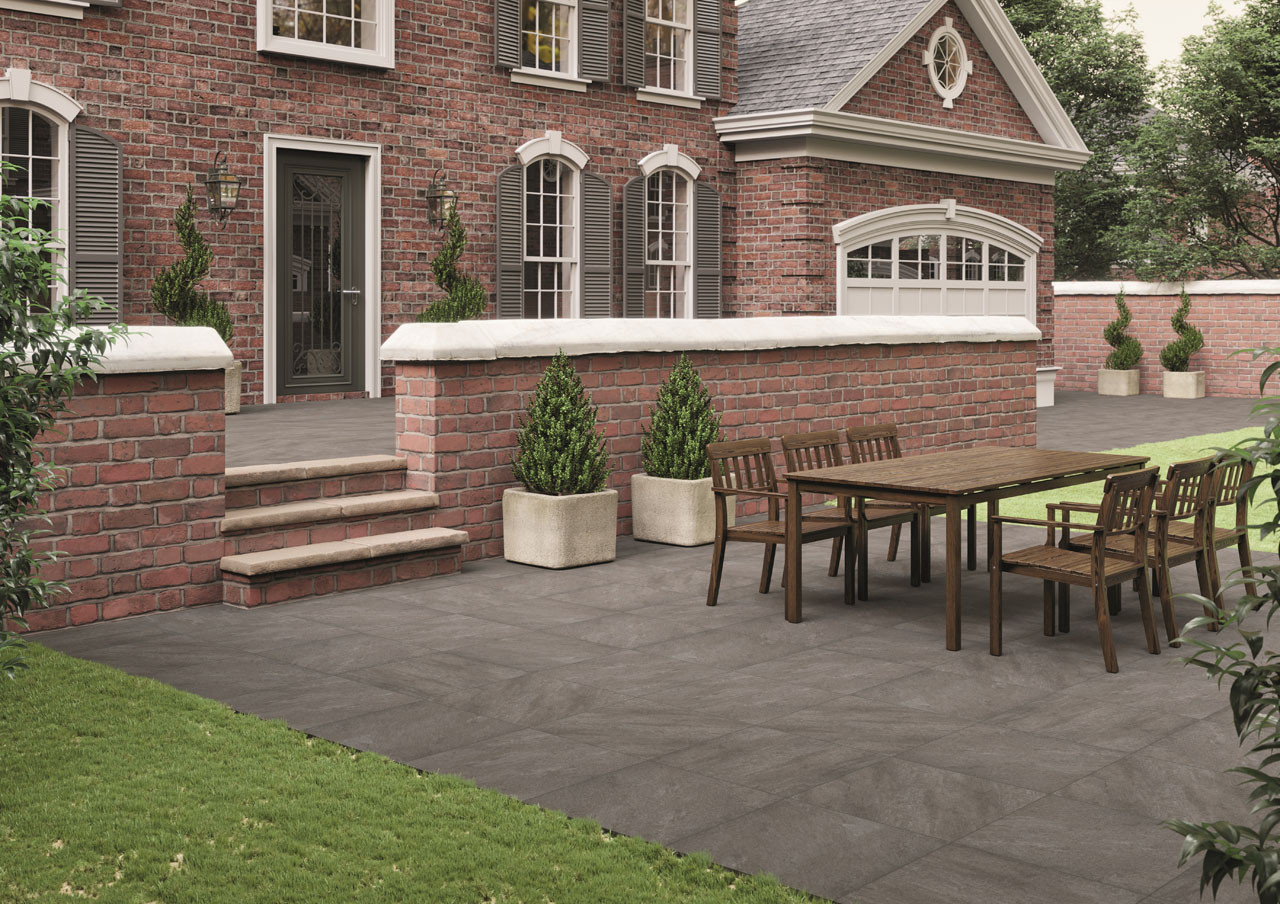 Photograph of Serenity Porcelain Paving Anthracite 600mm x 600mm x 20mm