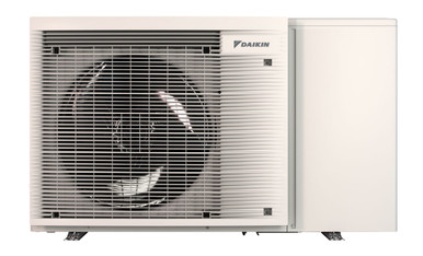 Further photograph of Daikin EDLA06EV3 6kW Low Temp Monobloc Air Source Heat Pump R32 unit