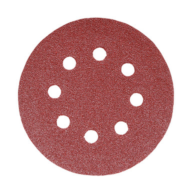 Random Orbital Sanding Discs - 60 Grit - Red - 125mm