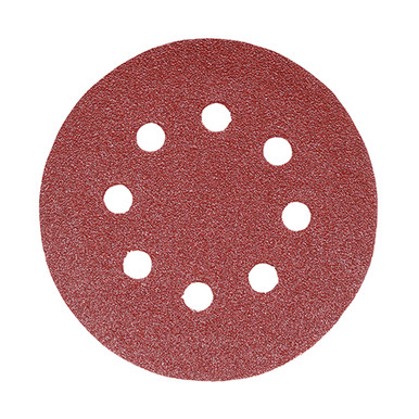 Further photograph of Random Orbital Sanding Discs - 60 Grit - Red - 125mm