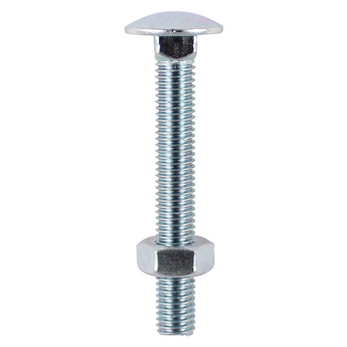 Photograph of Carriage Bolts & Hex Nuts Zinc M10 x 130mm