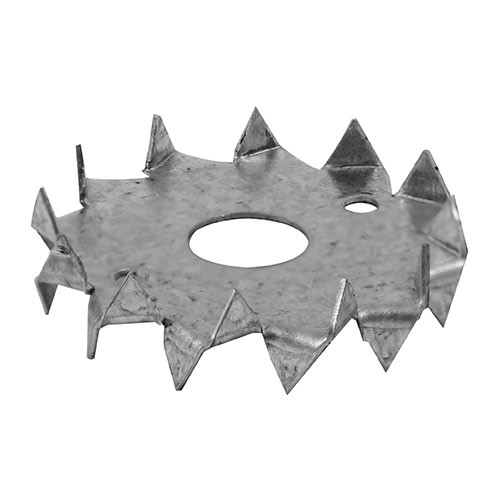 Photograph of Timber Double Sided Dog Tooth Connectors Galvanised