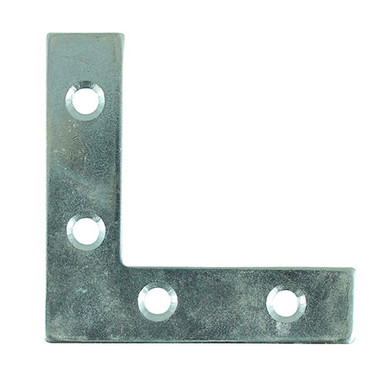 TIMCO Corner Plates, Zinc, 75 x 75 x 16 MM product image