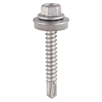 Metal Construction Light Section Screws Hex EPDM Washer 5.5mm x 50mm (Box of 100)