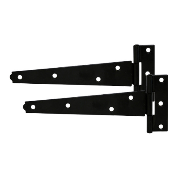 Photograph of TIMCO Carbon Steel Tee Hinge 150mm Epoxy Black, 72mm Leaf x 20mm Leaf