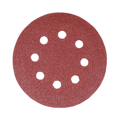 Further photograph of Random Orbital Sanding Discs - 120 Grit - Red - 125mm