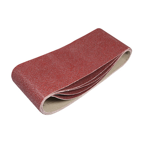 Photograph of Sanding Belts - 40 Grit - Red - 100 x 610mm