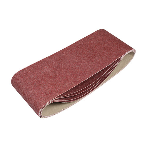 Photograph of Sanding Belts - 120 Grit - Red - 100 x 610mm