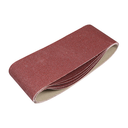 Photograph of Sanding Belts - 80 Grit - Red - 100 x 610mm