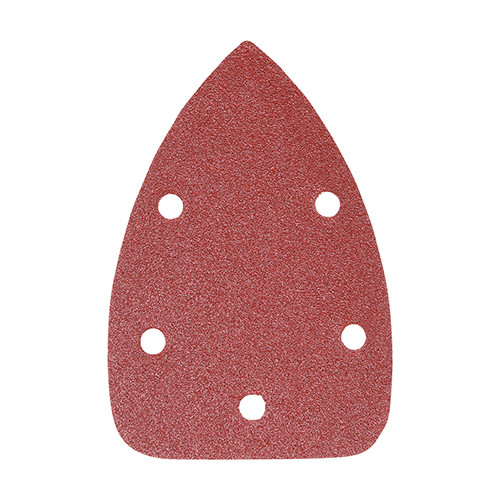 Photograph of Detail Sanding Pads - 80 Grit - Red