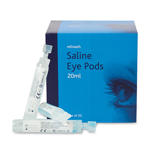 Photograph of Eye Wash Saline - Pods