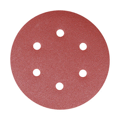Random Orbital Sanding Discs - 120 Grit - Red - 150mm