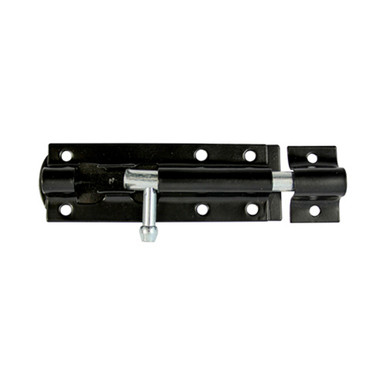 Straight Tower Bolt - Black 6 product image