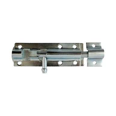 TIMCO Tower Bolt, Carbon Steel, Zinc Plated, 100mm, 8 Mounting Holes product image