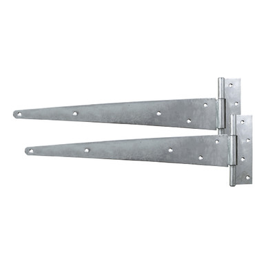 Pair of Strong Tee Hinges - Hot Dipped Galvanised 250mm