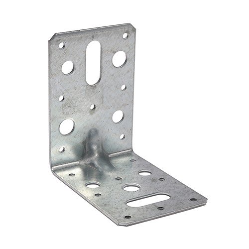 Photograph of Angle Brackets - Galvanised - 90 x 90mm