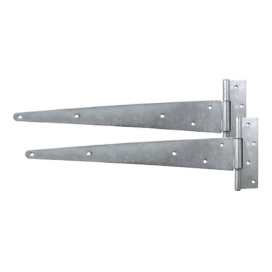 Further photograph of Pair of Strong Tee Hinges - Hot Dipped Galvanised 24"