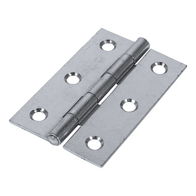 TIMCO Steel Butt Hinge 75 x 50 x 1.5mm, Zinc Plated, 2 Pieces product image