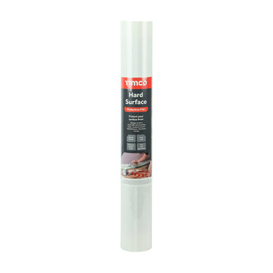 TIMCO Protective Film, Clear, Plastic with Water-Based Acrylic Adhesive, 50m x 600mm product image