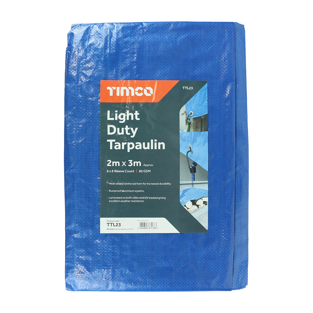 Photograph of Tarpaulin - Light Duty - 2x3m