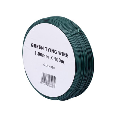 Further photograph of Green Tying Wire - 100m Coil