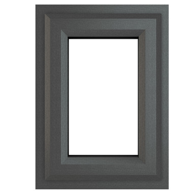 Crystal Triple Glazed Window Grey/White Top 820mm x 820mm Clear product image