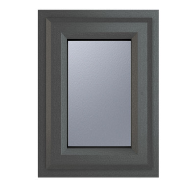 Crystal Triple Glazed Window Grey/White Top 610mm x 610mm Obscure product image