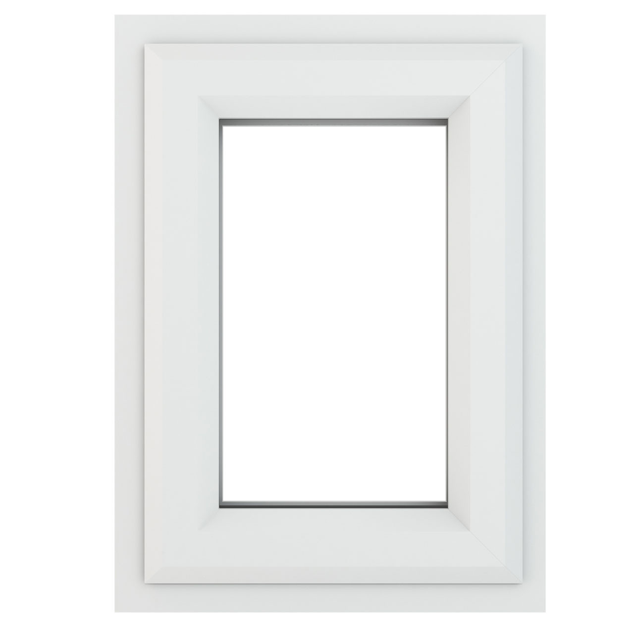 Photograph of Crystal Triple Glazed Window White Top 440mm x 610mm Clear