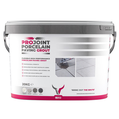 Nexus Pro Surfacing ProJoint Porcelain Grout, Mid Grey, 20kg product image