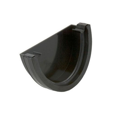 BRETT MARTIN 115MM DEEPSTYLE GUTTER STOPEND EXTERNAL BLACK BR077B product image