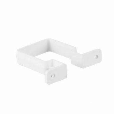 BRETT MARTIN 65MM SQUARE DOWNPIPE BRACKET ARCTIC WHITE BR507A product image