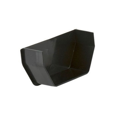 BRETT MARTIN 114MM SQUARE GUTTER INTERNAL STOPEND BLACK BR056B product image