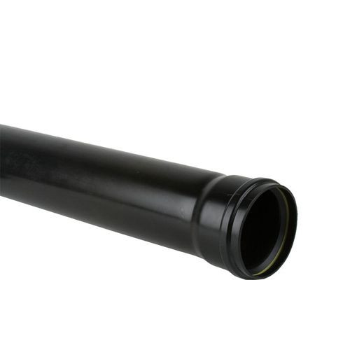 Photograph of BRETT MARTIN 110MM SOIL PIPE SINGLE SOCKET 3M BLACK BS414B