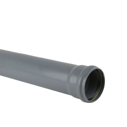 Photograph of BRETT MARTIN 110MM SOIL PIPE SINGLE SOCKET 3M GREY BS414G