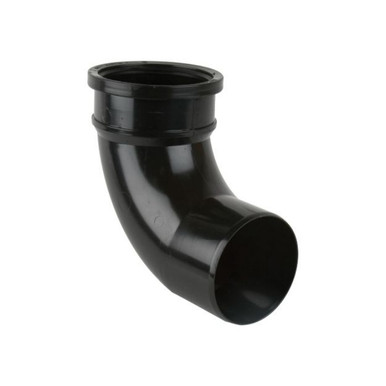 Brett Martin 110mm Soil Single Socket Bend, 92.5 Degrees, Black product image