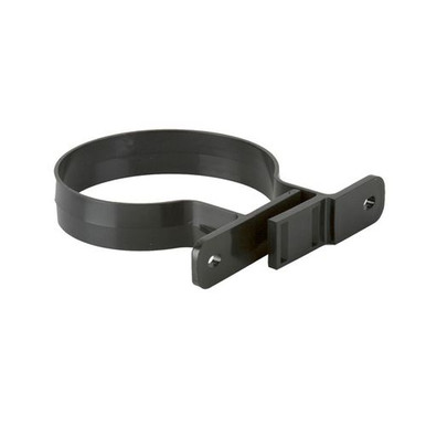 BRETT MARTIN 110MM SOIL DOUBLE FIXING PIPE BRACKET BLACK BS407B product image