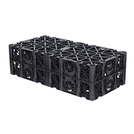 Photograph of BRETT MARTIN STORMCRATE 55 1200 X 600 X 347MM (4 CRATES PER M3) B8250