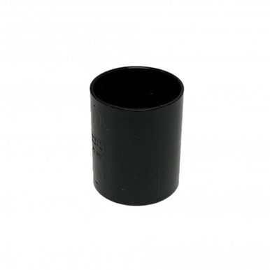 BRETT MARTIN 50MM SOLVENT MUPVC WASTE STRAIGHT CONNECTOR BLACK W3100B product image