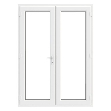 Crystal Triple Glazed French Door White 1790mm x 2090mm