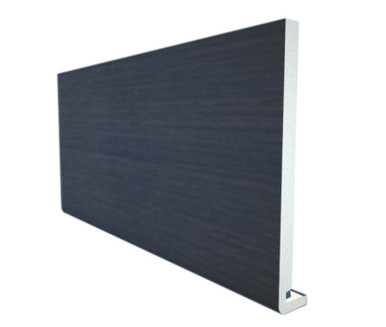 Freefoam Square Leg Fascia 200mm X 18mm X 5mtr - Woodgrain Anthracite Grey product image