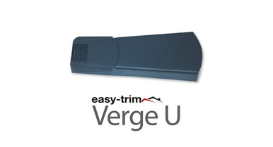 Further photograph of Easy-Trim Universal Dry Verge System - Grey