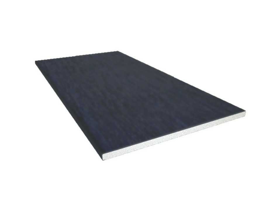 Photograph of Freefoam Solid Soffit Board 300mm X 10mm X 5mtr - Woodgrain Anthracite Grey