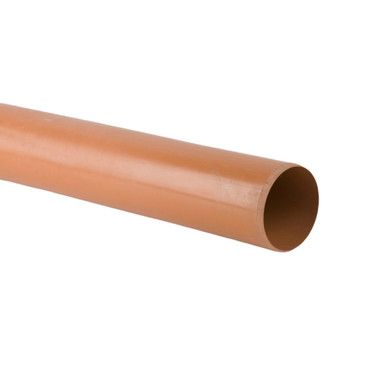 Brett Martin Underground Plain Ended Pipe, 110mm, 3m product image