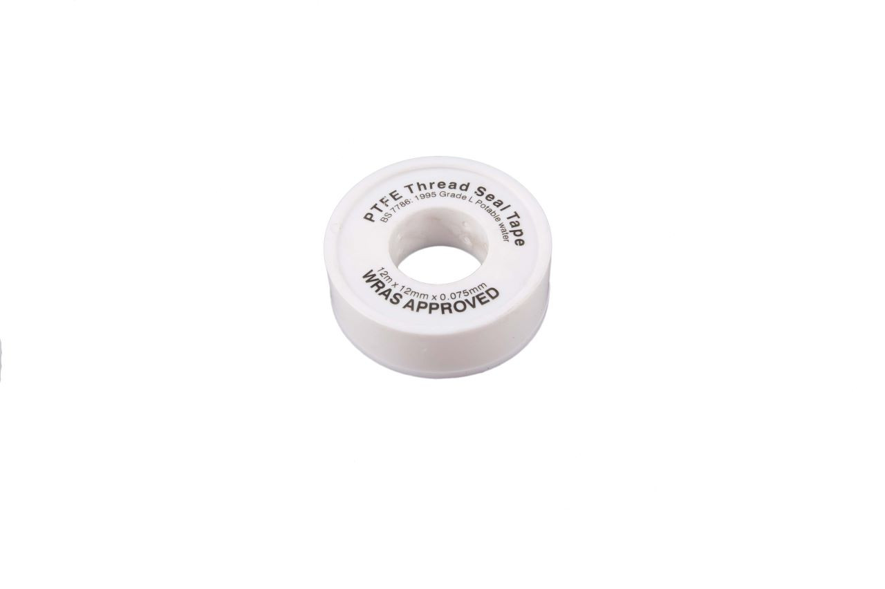 Photograph of PTFE TAPE WHITE 12MM X 12M WRAS